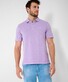 Brax Philo Hi-Flex Piqué Garment Dyed Poloshirt Purple