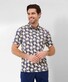 Brax Pico Ultralight Piqué Overall Bold Rich Floral Pattern Polo Owl