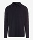 Brax Pirlo Breast Pocket Soft Interlock Jersey Polo Dark Navy