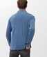 Brax Pirlo Interlock Jersey Luxury Soft Cotton-Lyocell Blend Poloshirt Steel Blue