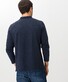 Brax Pollux Long Sleeve Blue Planet Jersey Polo Navy