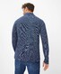 Brax Prescot Jacquard Pattern Easy Care Fine Jersey Polo Indigo