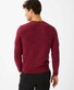 Brax Rick Crew Neck Wool Blend Fine Texture Mouliné Pullover Vitamins