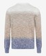 Brax Rick Knitted Jersey Fantasy Stripe Pattern Pullover Cobalt