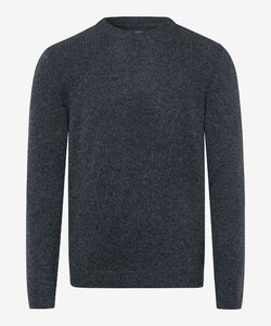 Brax Rick Lambswool Material Mix Pullover Fjord