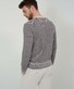 Brax Rick Light Cotton Linen Blend Crew Neck Allover Stripe Pullover Cosy Linen