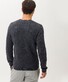 Brax Rick Round Neck Lambswool Material Mix Pullover Fjord