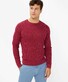 Brax Rick Texture Knit Crew Neck Pullover Dark Vitamins