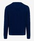 Brax Rick Uni Color Texture Knit Crew Neck Pullover Infinity