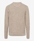 Brax Rick Uni Fine Texture Knit Pullover Cosy Linen