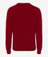 Brax Rob Cotton Pullover Crimson Red