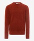 Brax Rob Uni Crew Neck Pullover Burnt Orange