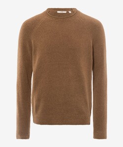 Brax Rob Uni Crew Neck Pullover Camel