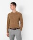 Brax Rob Uni Crew Neck Pullover Camel