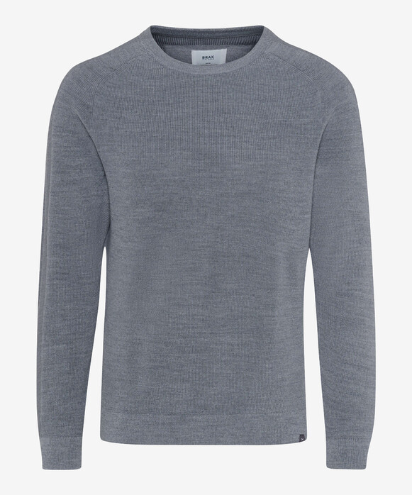 Brax Roy Crew Neck Feel Good Sportive Quality Raglan Sleeves Pullover Platinum