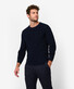 Brax Roy Crew Neck Feel Good Sportive Quality Raglan Sleeves Trui Navy