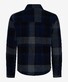 Brax Santiago Warm Check Pattern Overshirt Dark Navy