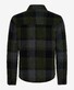 Brax Santiago Warm Check Pattern Overshirt Olijf Groen