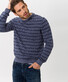 Brax Sawyer Sweatshirt Pullover Deep Blue Melange
