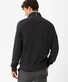 Brax Sheldon Cotton Lyocell Sweat Zip Cardigan Cement