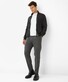 Brax Sheldon Cotton Lyocell Sweat Zip Cardigan Cement