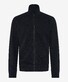 Brax Sheldon Cotton Lyocell Sweat Zip Cardigan Cement