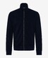 Brax Sheldon Cotton Lyocell Sweat Zip Cardigan Dark Navy