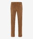 Brax Silvio Flat Front Corduroy Hi-Flex Corduroy Trouser Camel