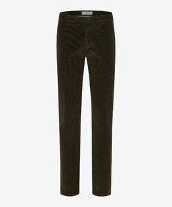 Brax Silvio Flat Front Corduroy Hi-Flex Corduroy Trouser Olive