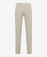 Brax Silvio Hi-Flex Gabardine Flat-Front Uni Chino Broek Cosy Linen