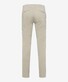 Brax Silvio Hi-Flex Gabardine Flat-Front Uni Chino Broek Cosy Linen