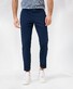 Brax Silvio Hi-Flex Gabardine Flat-Front Uni Chino Broek Manhattan