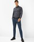 Brax Silvio Triple Stone Cotton Blend Broek Midnight