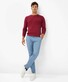 Brax Silvio Triple Stone Cotton Blend Broek Smoke Blue