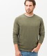 Brax Skip Sweat French Terry Pullover Olive