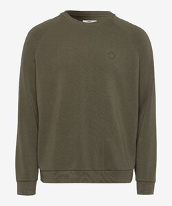 Brax Skip Sweat French Terry Pullover Olive