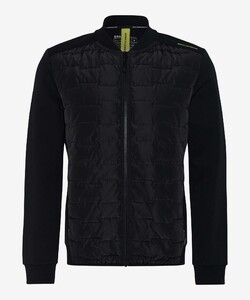 Brax Sky Hybrid Sweat Jacket Performance Zwart