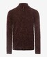 Brax Steffen Sipper Neck Wool Blend Trui Portobello