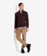 Brax Steffen Sipper Neck Wool Blend Trui Portobello