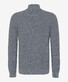 Brax Steffen Uni Color Half-Zip Collar Pullover Platinum