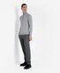 Brax Steffen Zip Collar Wool Uni Fine Knit Styling Details Pullover Platinum