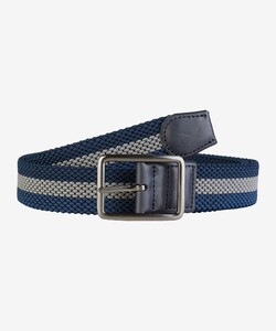 Brax Striped High Stretch Belt Navy-Multi