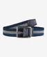 Brax Striped High Stretch Belt Navy-Multi