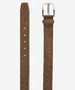 Brax Suede Subtle Structure Belt Brown