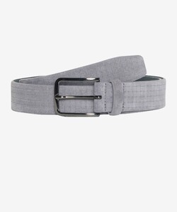 Brax Suede Subtle Structure Belt Grey