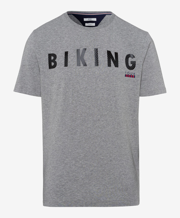 Brax Taylor Biking T-Shirt Grijs