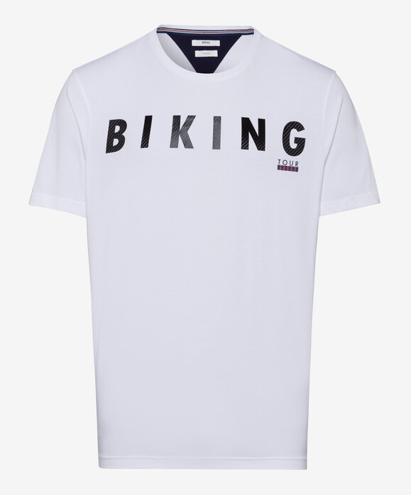 Brax Taylor Biking T-Shirt White