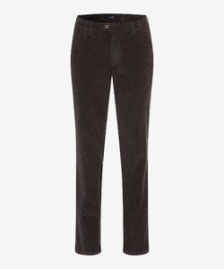 Brax Thilo Corduroy Flat-Front Bestperformer Cut Corduroy Trouser Anthracite Grey