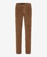 Brax Thilo Corduroy Flat-Front Bestperformer Cut Corduroy Trouser Beige