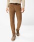 Brax Thilo Corduroy Flat-Front Bestperformer Cut Corduroy Trouser Beige